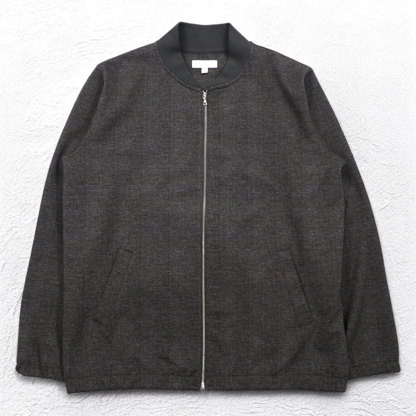 BEAUTY&YOUTH UNITED ARROWS チェック ポンチジップ ブルゾン M グレー 1227-180-0691