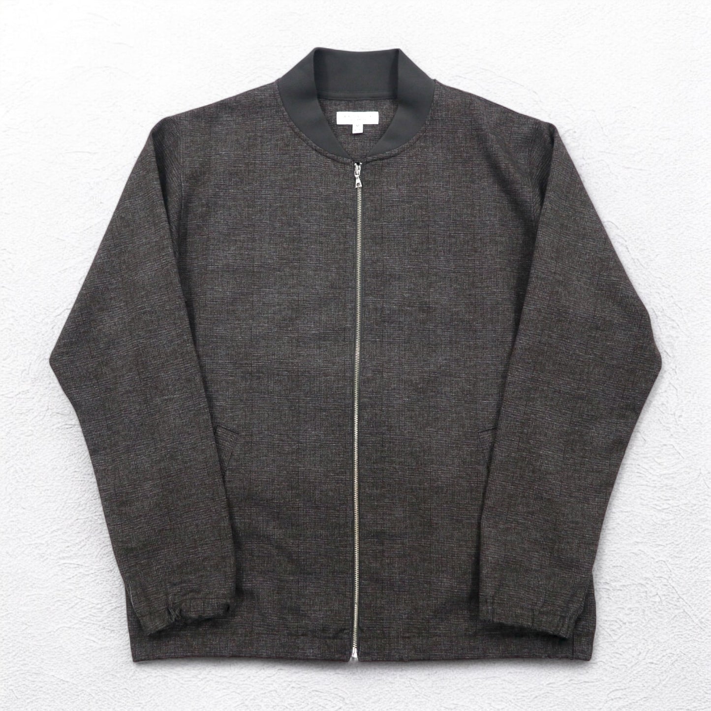 BEAUTY&YOUTH UNITED ARROWS チェック ポンチジップ ブルゾン M グレー 1227-180-0691