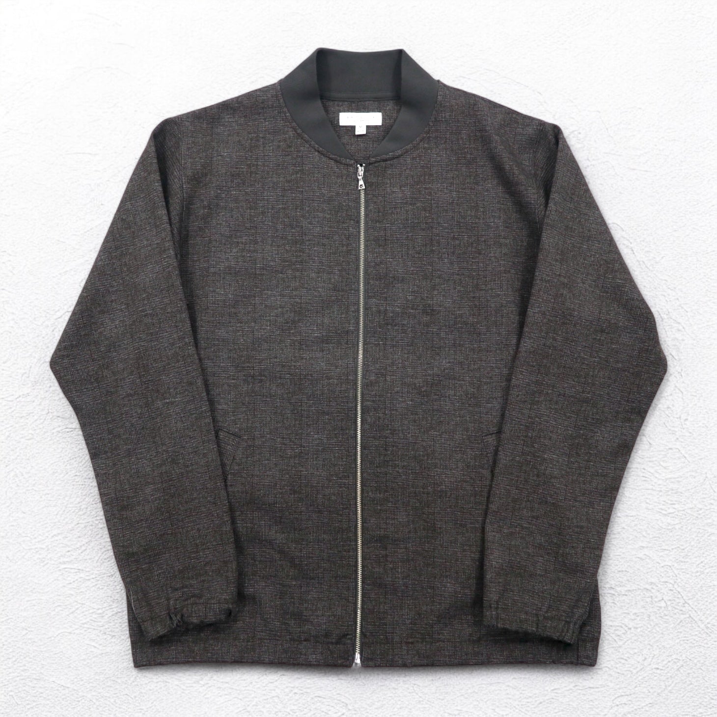 BEAUTY&amp;YOUTH UNITED ARROWS Check Ponte Zip Blouson M Gray 1227-180-0691