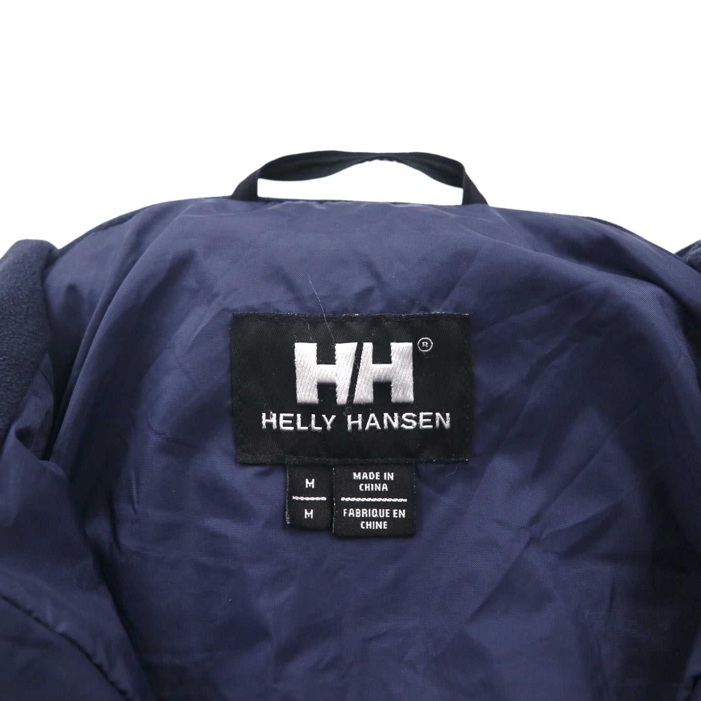 HELLY HANSEN Sailing Jacket, Navy, Size M, Waterproof, HELLY TECH, Drawcord, Hood Storage, Tricolor, 25145Y