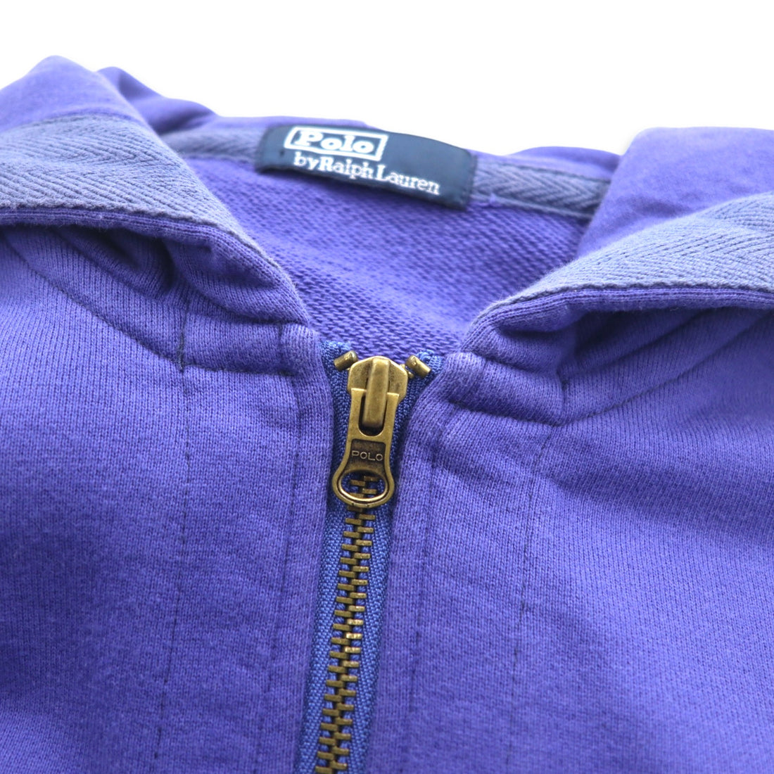 Polo by Ralph Lauren Full Zip Hoodie M Blue Cotton PRLC 381 BLEECKER