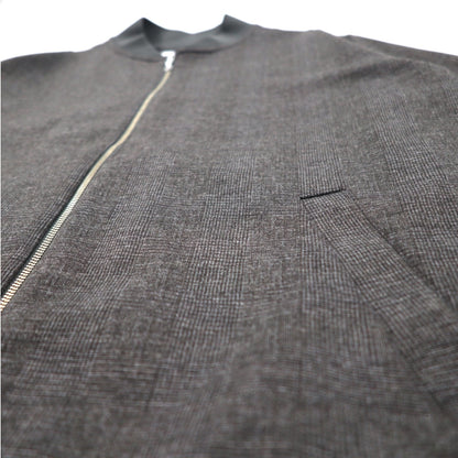 BEAUTY&YOUTH UNITED ARROWS チェック ポンチジップ ブルゾン M グレー 1227-180-0691