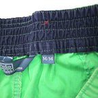 Polo by Ralph Lauren 90年代 水陸両用 ビッグポニー刺繍 スイムショートパンツ ハーフパンツ M グリーン コットン ナイロン