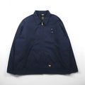 Dickies Harrington Work Jacket, Zip-Up Blouson, XL, Navy