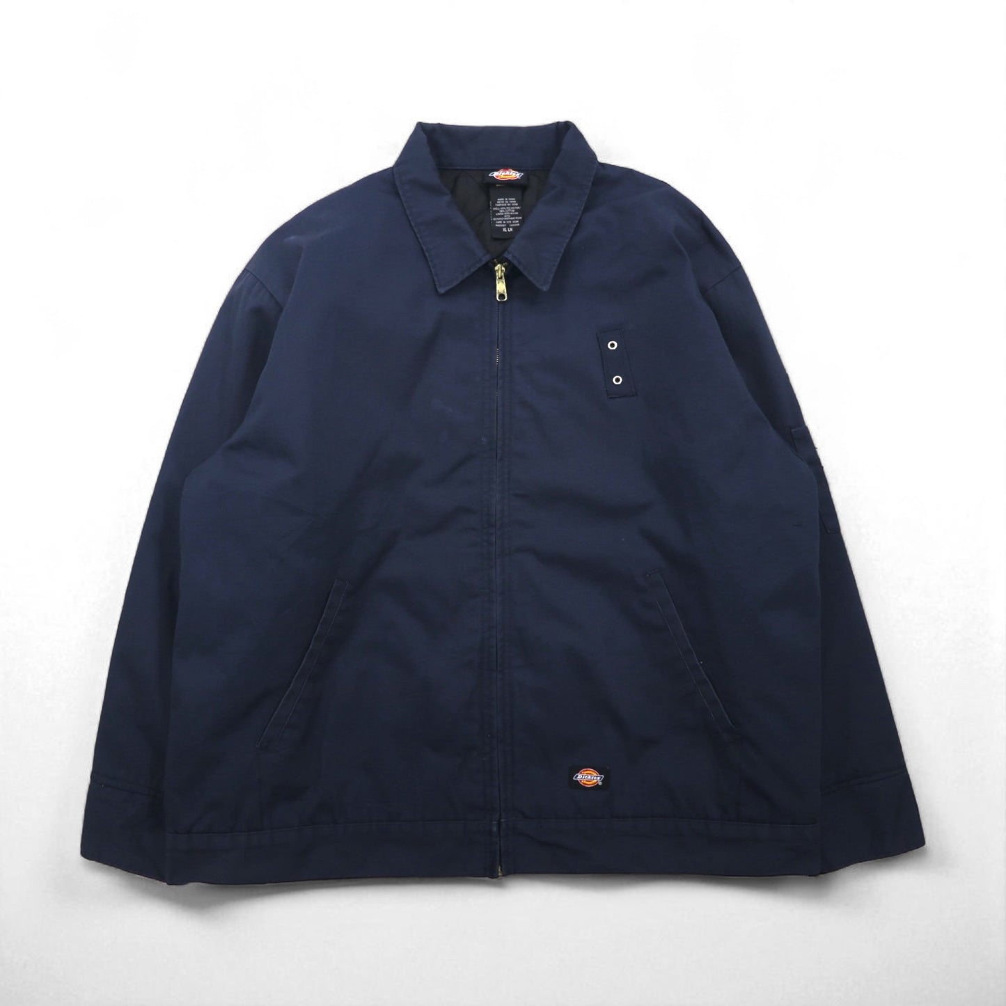 Dickies Harrington Work Jacket, Zip-Up Blouson, XL, Navy