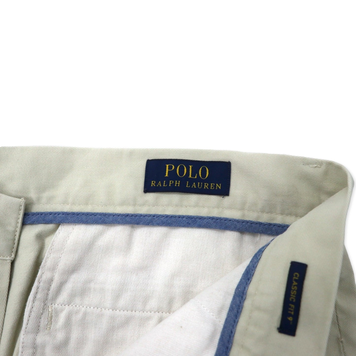 POLO RALPH LAUREN チノショーツ ハーフパンツ 34 ベージュ コットン