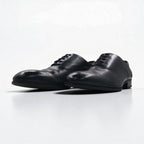 Calzaturificio Di Varese Italian Oxford Dress Shoes 26cm Black Leather