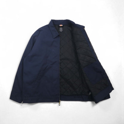 Dickies Harrington Work Jacket, Zip-Up Blouson, XL, Navy