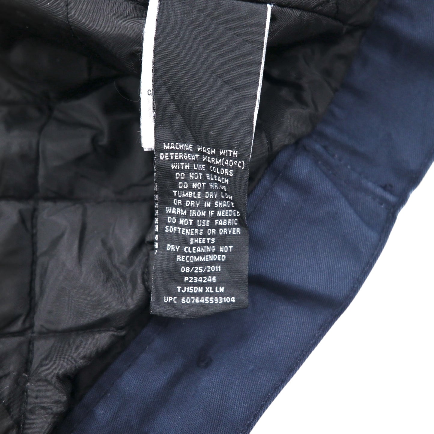 Dickies Harrington Work Jacket, Zip-Up Blouson, XL, Navy