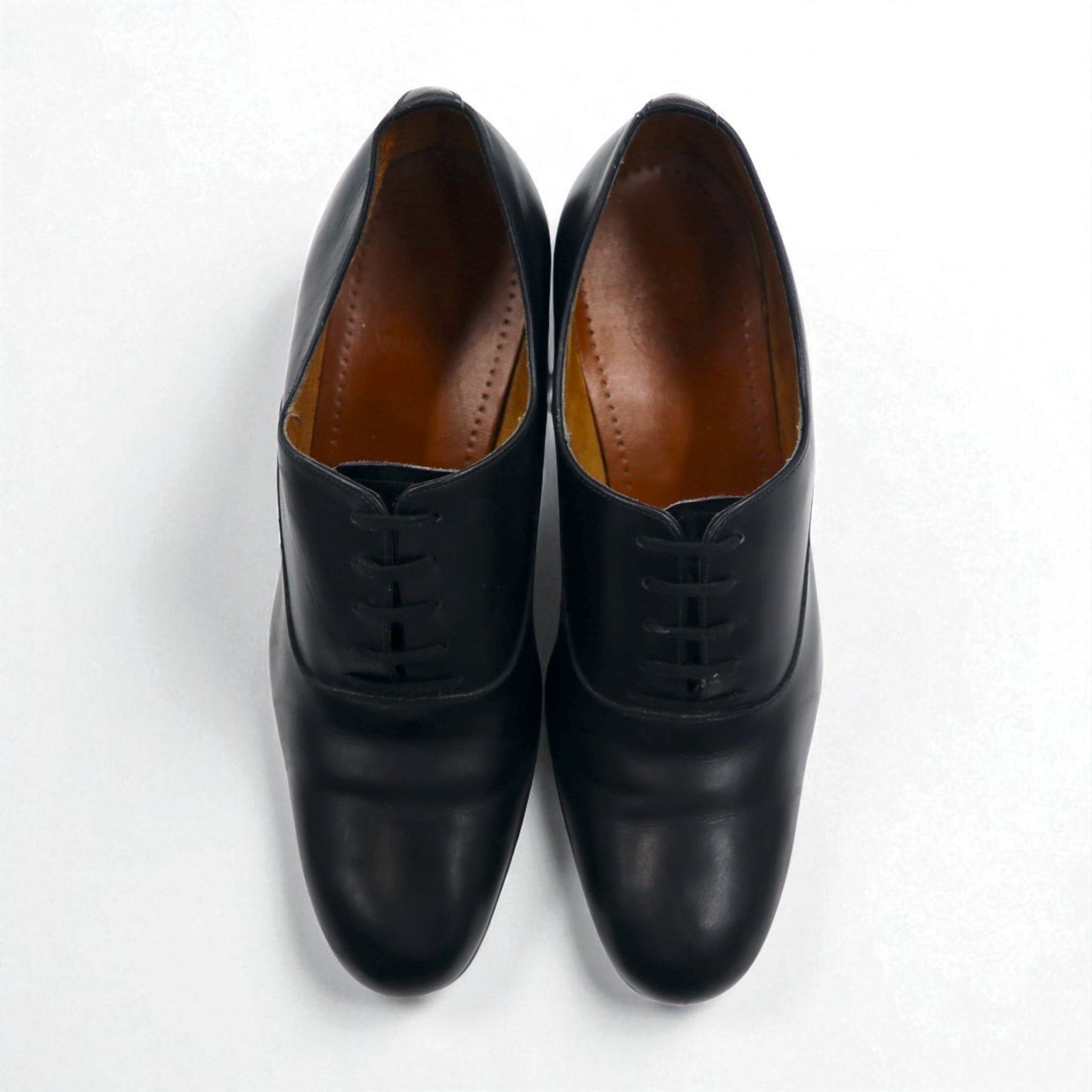 Calzaturificio Di Varese イタリア製 オックスフォード ドレスシューズ 26cm ブラック レザー