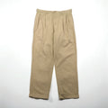 Polo Ralph Lauren 90年代 2タック ワイド チノパンツ L ベージュ コットン プリーツ