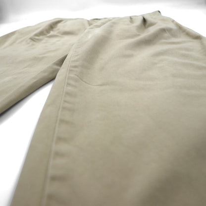 Polo Ralph Lauren 90s 2-pleat wide-leg chino pants, size L, beige cotton with pleats