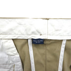 Polo Ralph Lauren 90年代 2タック ワイド チノパンツ L ベージュ コットン プリーツ