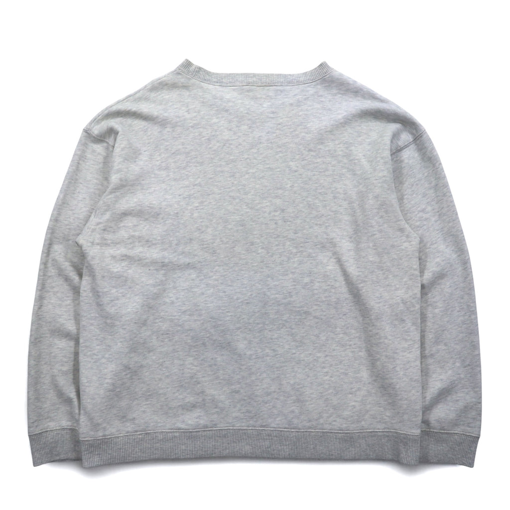 Reebok 90s Vector Logo Print Sweatshirt, Large, Grey, Cotton