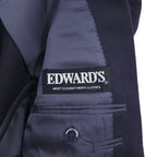 80s Vintage Blazer EDWARD'S 80年代 ブレザー 2B テーラードジャケット S  紺ブレ 金ボタン