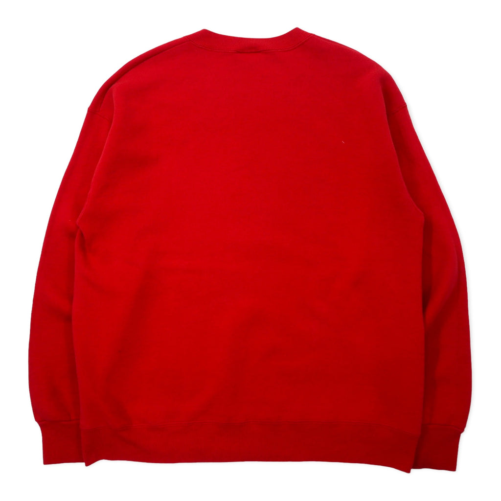 Lee SPORT USA製 90年代 NHL プリント スウェット L レッド コットン Detroit Red Wings ビッグサイズ