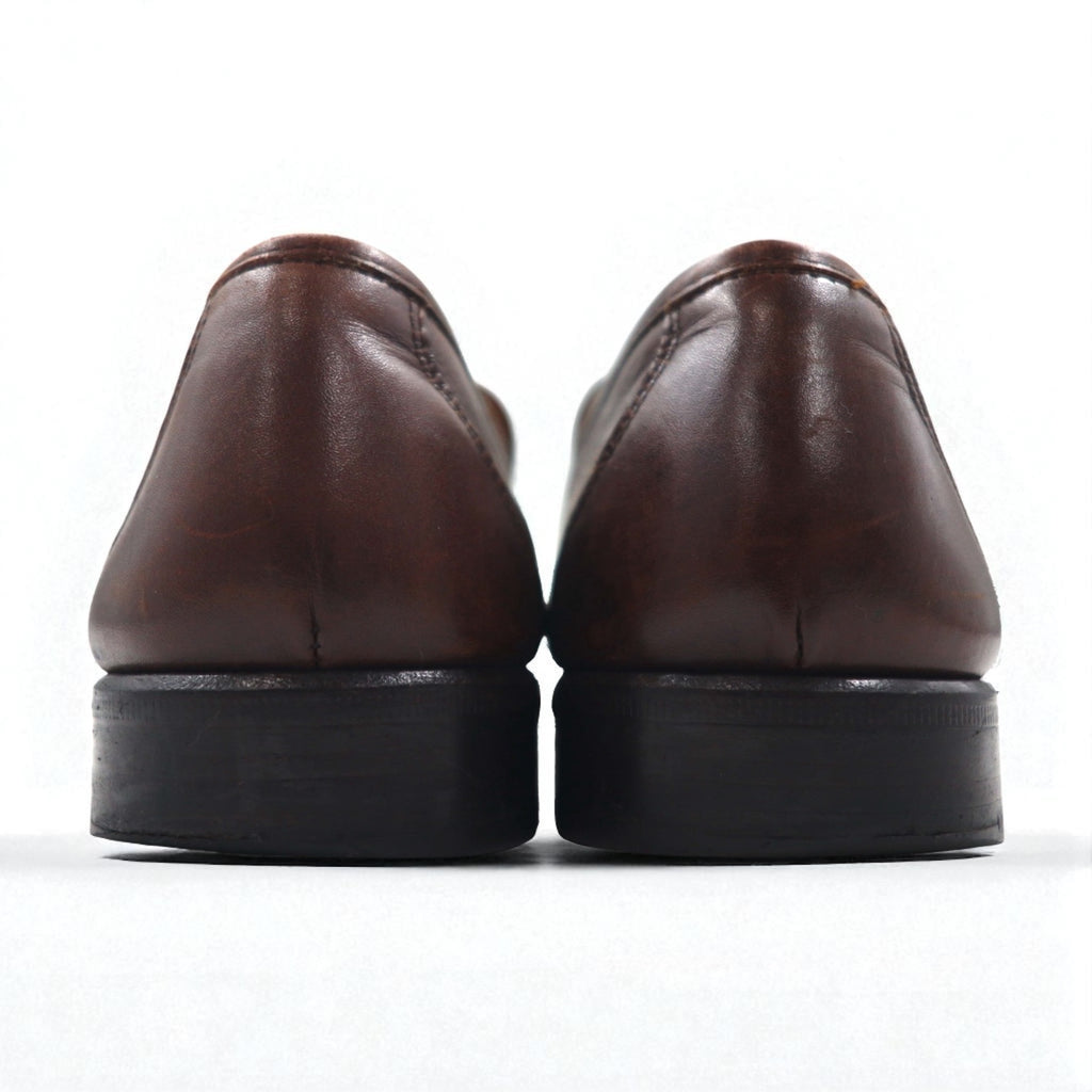 Salvatore Ferragamo Gancini Horsebit Loafers, Size 26cm, Leather and Metal, UR37761, Made in Italy