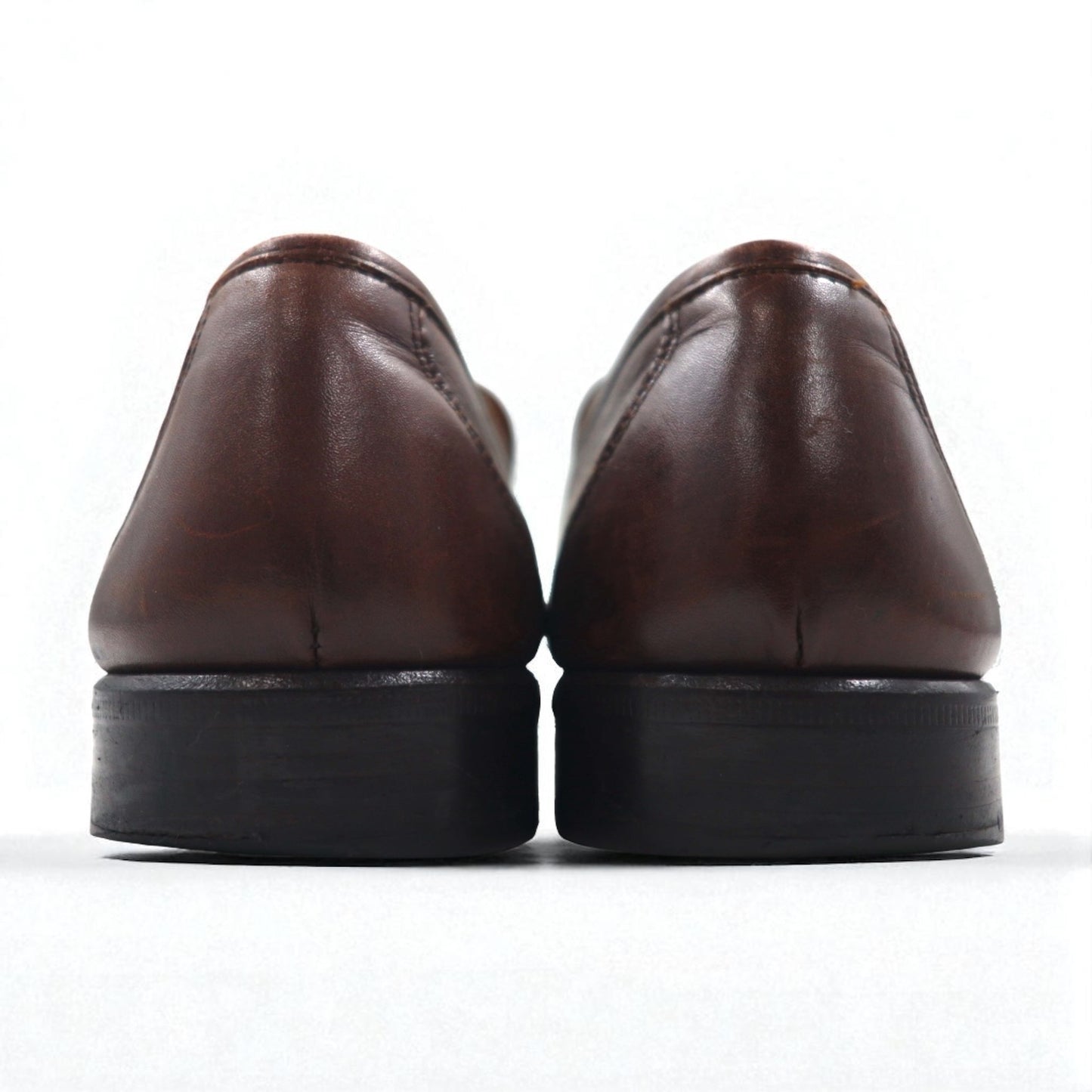 Salvatore Ferragamo ガンチーニ ホースビット ローファー 26cm レザー メタル UR37761 イタリア製