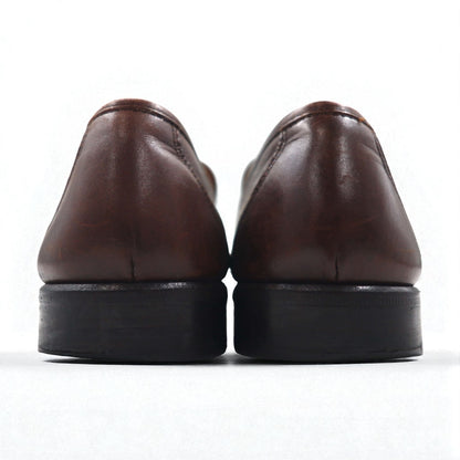 Salvatore Ferragamo ガンチーニ ホースビット ローファー 26cm レザー メタル UR37761 イタリア製