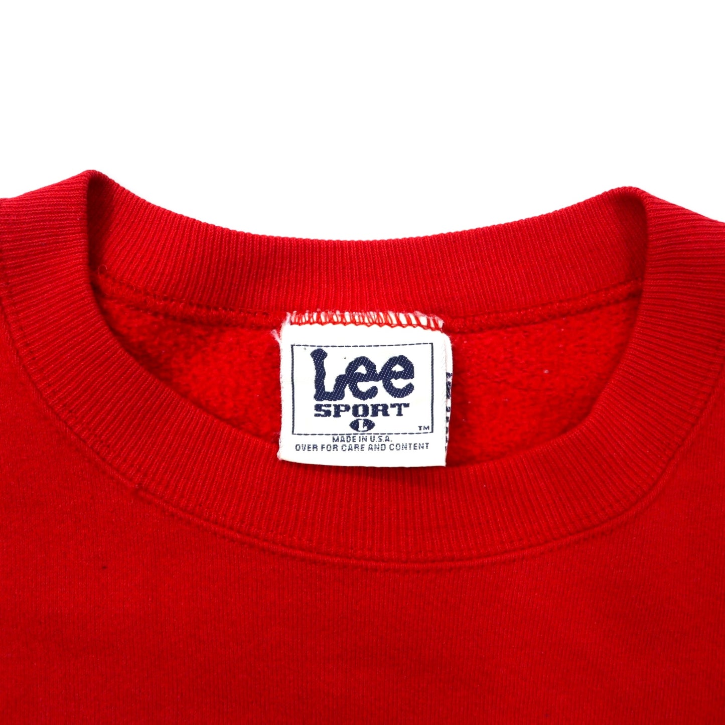 Lee SPORT USA製 90年代 NHL プリント スウェット L レッド コットン Detroit Red Wings ビッグサイズ