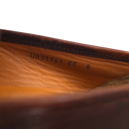 Salvatore Ferragamo ガンチーニ ホースビット ローファー 26cm レザー メタル UR37761 イタリア製