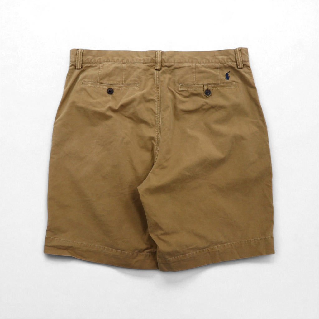 POLO RALPH LAUREN ポロチノ クラシック コットン ツイル ショートパンツ ハーフパンツ L ベージュ ストレッチ