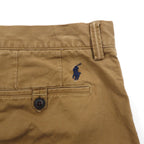 POLO RALPH LAUREN ポロチノ クラシック コットン ツイル ショートパンツ ハーフパンツ L ベージュ ストレッチ