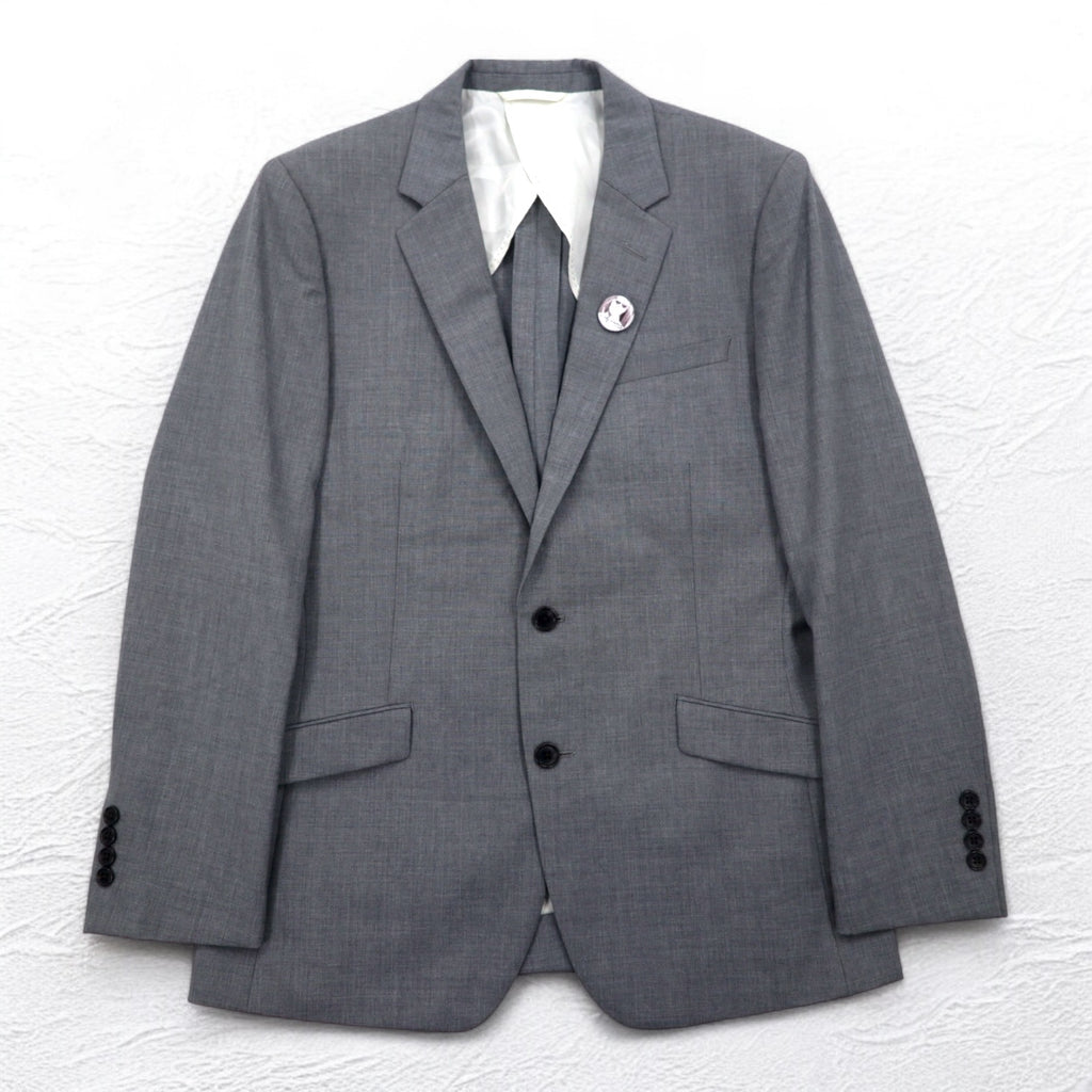International Gallery BEAMS 2B Suit Set Up M Gray Wool 4117-0733-819