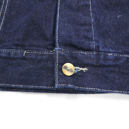 Sean John 90s Rigid Denim Jacket, Size L, Indigo and Blue