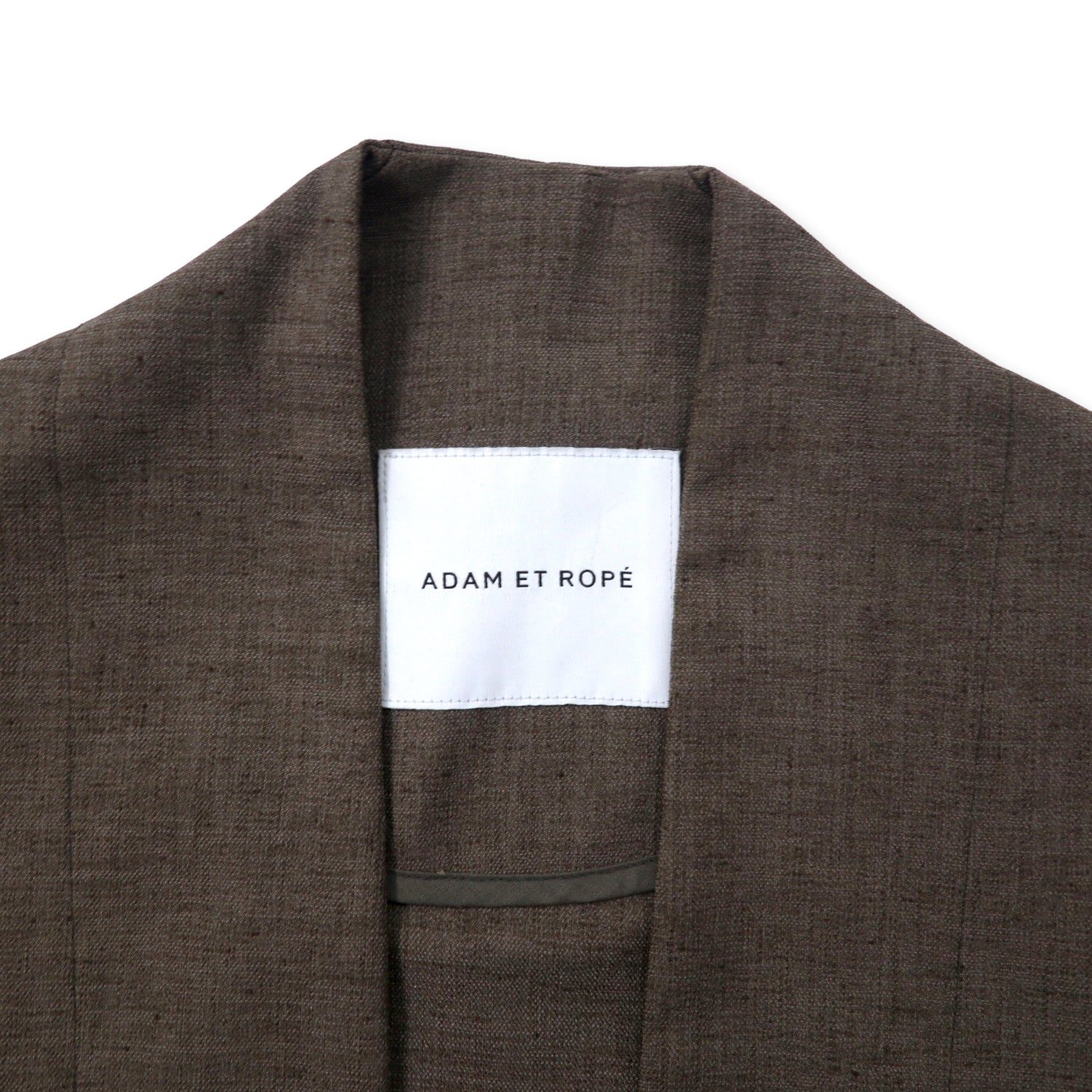 Adam et Rope Haori Gaun COAT L Brown Polyester 14893 – 日本然リトテ