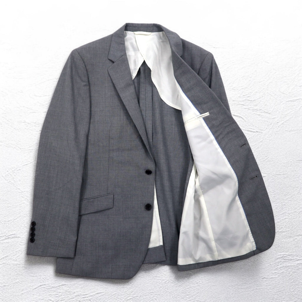 International Gallery BEAMS 2B Suit Set Up M Gray Wool 4117-0733-819