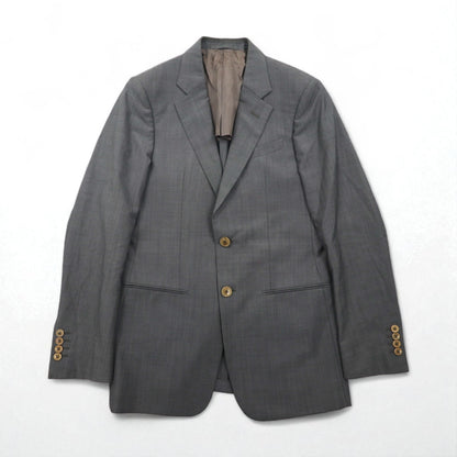 ARMANI COLLEZIONI Italian-made tailored jacket, size S, gray wool