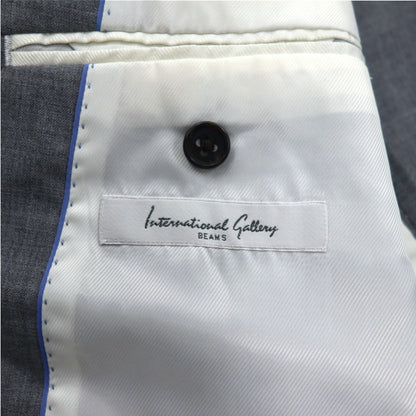 International Gallery BEAMS 2B スーツ セットアップ M グレー ウール 4117-0733-819