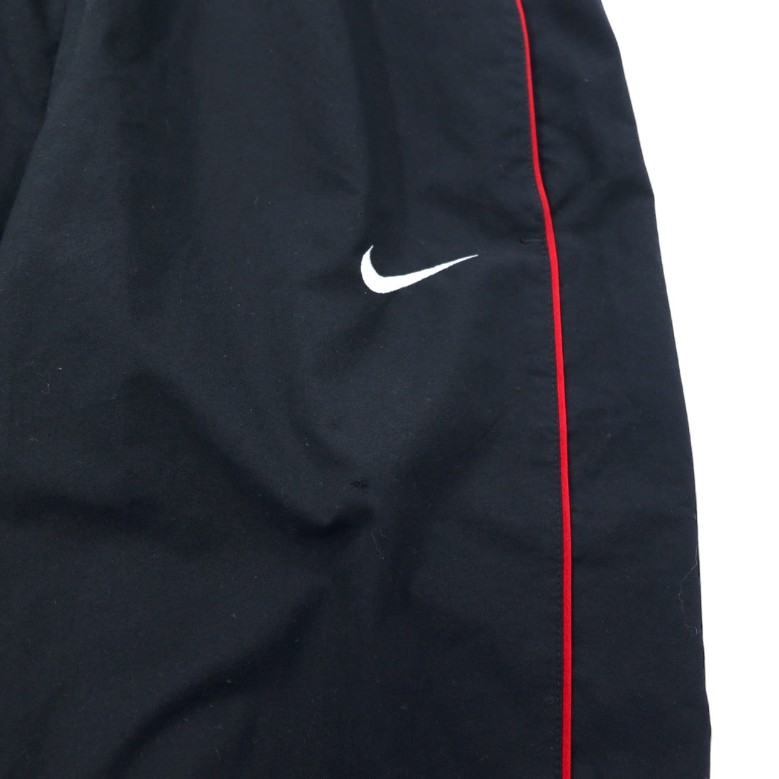 NIKE Track Pants Jersey L Black Polyester Sideline Swoosh Logo Embroidery 329354-648