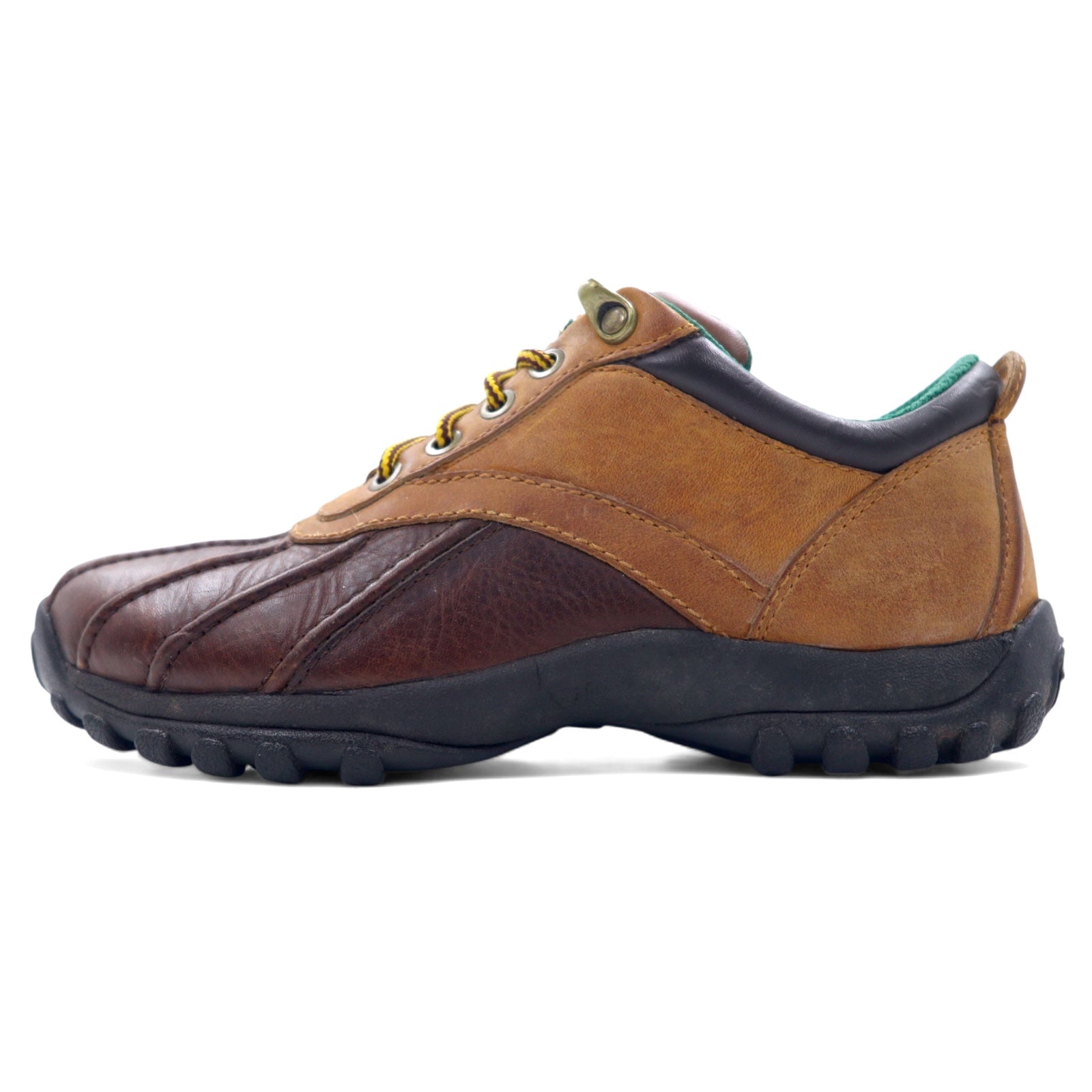 日本然リトテ-古着オンライン-POLO SPORT RALPH LAUREN トレッキングシューズ ダックブーツ 25cm ブラウン レザー 防水-POLO SPORT RALPH LAUREN Trekking Shoes Duck Boots US7 Brown Leather Waterproof
