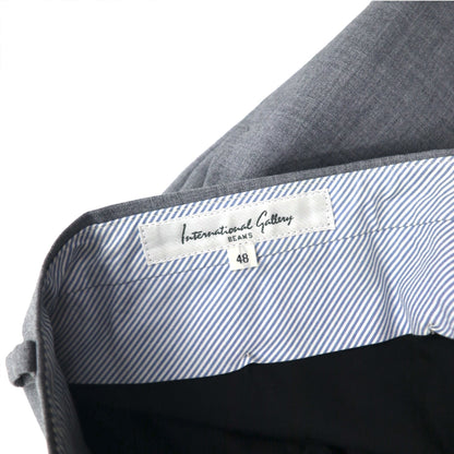 International Gallery BEAMS 2B スーツ セットアップ M グレー ウール 4117-0733-819