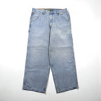 Levi's SILVERTAB シルバータブ  BAGGY CARPENTER バギー デニムパンツ ジーンズ L インディゴ ワイド A7489-0000 未使用品