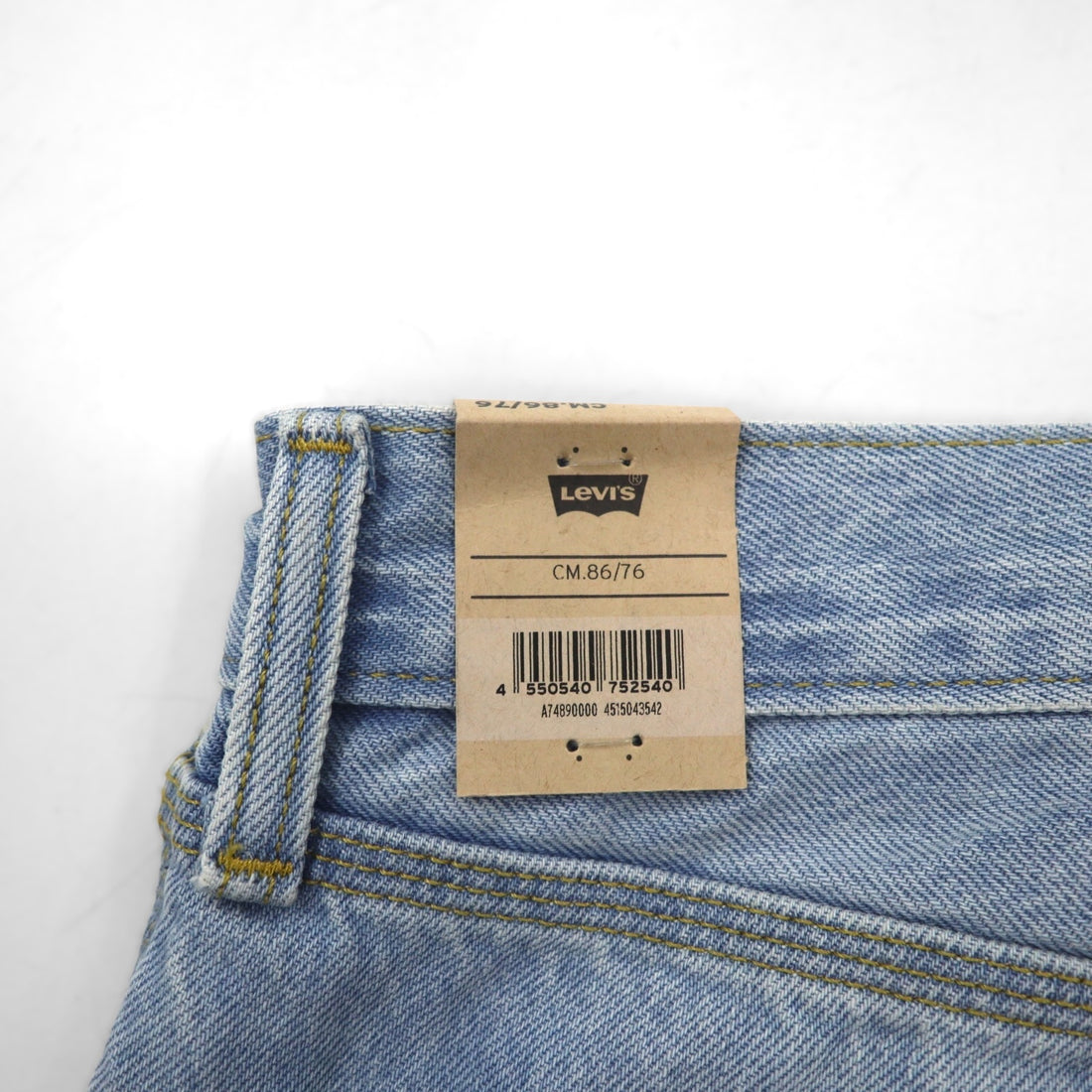 Levi's SILVERTAB シルバータブ  BAGGY CARPENTER バギー デニムパンツ ジーンズ L インディゴ ワイド A7489-0000 未使用品