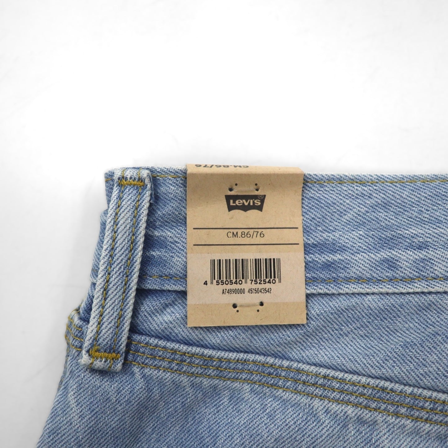 Levi's Silver Tab Baggy Carpenter Jeans, Size L, Indigo, Wide Fit, A7489-0000, Unused