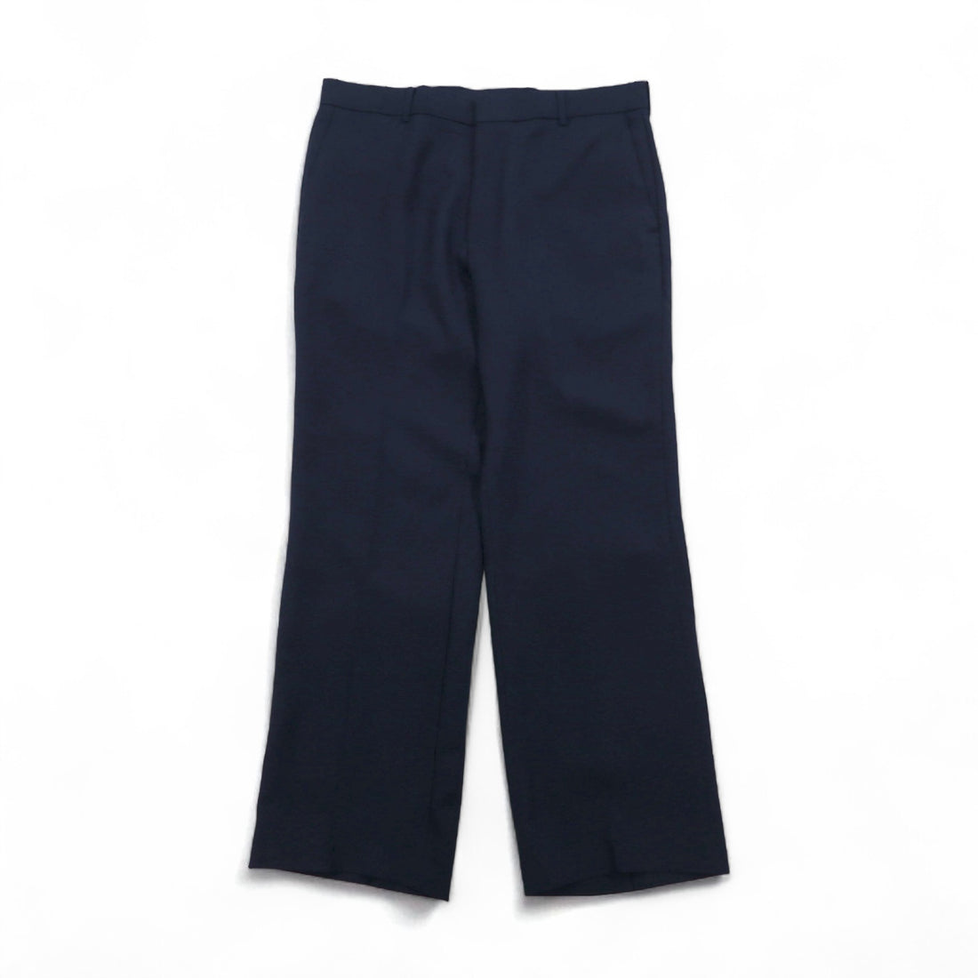 Levi's 80年代 USA製 アクションスラックス Action Slacks スタプレ STA-PREST パンツ L ネイビー ポリエステル ロケットTALONジップ
