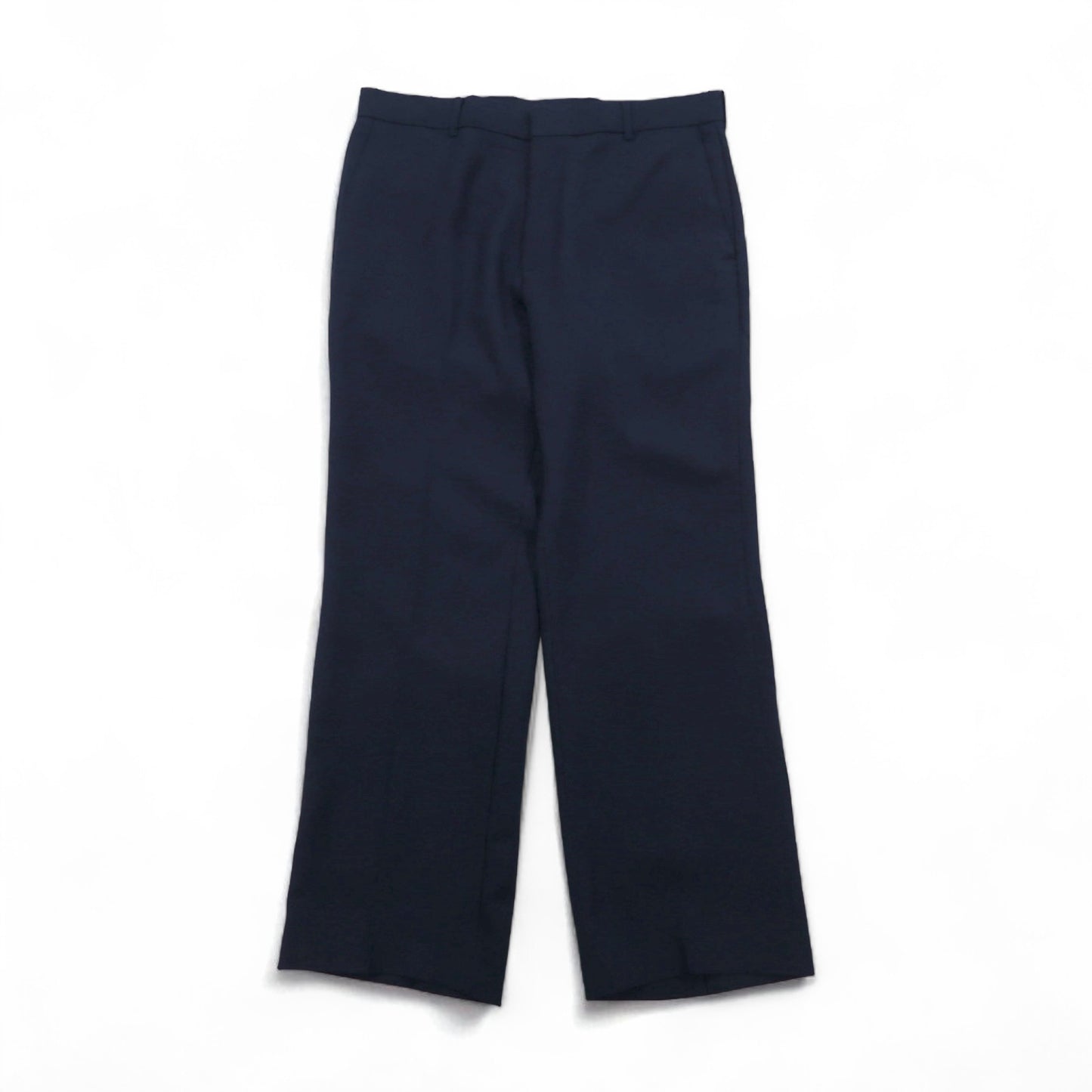 Levi's 80年代 USA製 アクションスラックス Action Slacks スタプレ STA-PREST パンツ L ネイビー ポリエステル ロケットTALONジップ