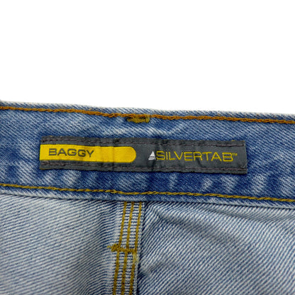 Levi's Silver Tab Baggy Carpenter Jeans, Size L, Indigo, Wide Fit, A7489-0000, Unused