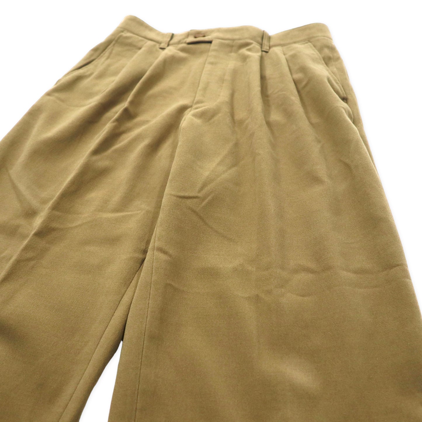 CASTELBAJAC SPORT 90s 2 Tack Slacks Pants 78 Beige Polyester