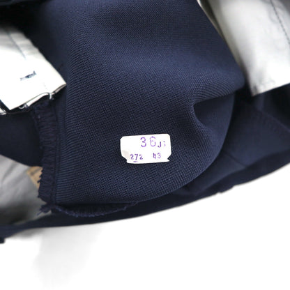 Levi's 80年代 USA製 アクションスラックス Action Slacks スタプレ STA-PREST パンツ L ネイビー ポリエステル ロケットTALONジップ