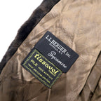 60's LLBERGER faux fur jacket made in USA, brown, acrylic, ILGWU, Union Made, tissavel, FRANCE