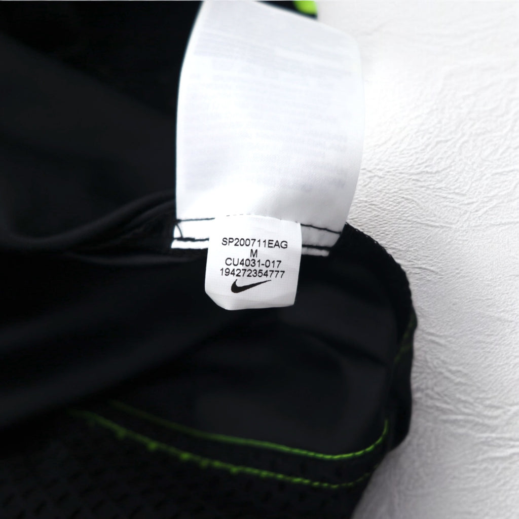 NIKE メッシュスカート M ブラック イエロー ロゴプリント AS W NSW SKIRT MESH CU4031-017