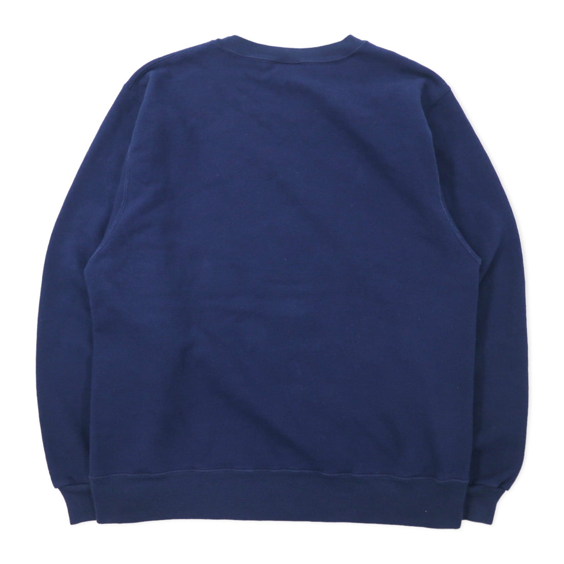 Champion USA made 90s college print sweatshirt L navy cotton fleece lining NCAA football NOTRE DAME 3-layer print arch logo embroidered tag