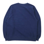 Champion USA製 90年代 カレッジ プリント スウェット L ネイビー コットン 裏起毛 NCAA フットボール NOTRE DAME 3段プリント アーチロゴ 刺繍タグ