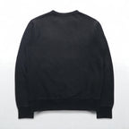 Polo Ralph Lauren ヴィンテージ加工 前V スウェット トレーナー S ブラック 105TH NAVAL STA