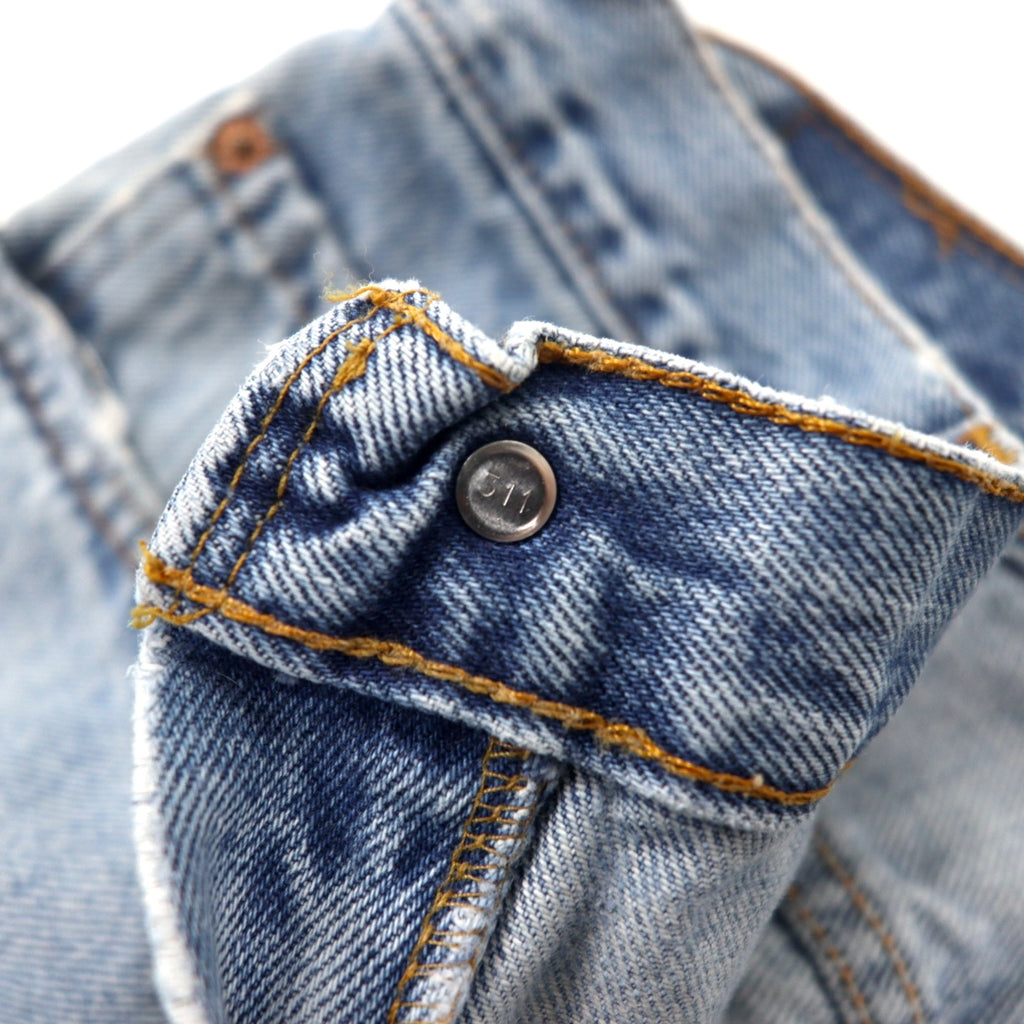Levi's USA Made 90s 560 Loose Fit Tapered Denim Pants Size 32 Blue Cotton Zipper Fly 560-4891